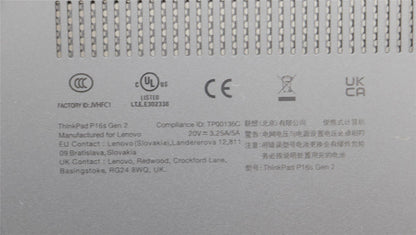 Lenovo FRU KP6D5_D_COVER_UMA_WL_ASSY_BK 5CB1L57943