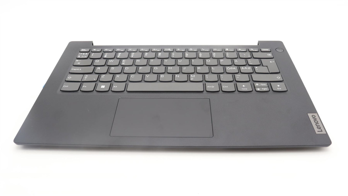 Lenovo V14 G4 IRU Palmrest Cover Touchpad Keyboard Nordic Grey 5CB1L67938