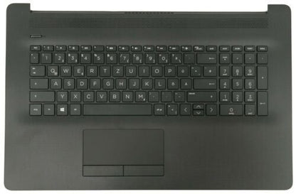 Genuine HP 17-CA 17-BY Palmrest Cover Keyboard German Black L22751-041