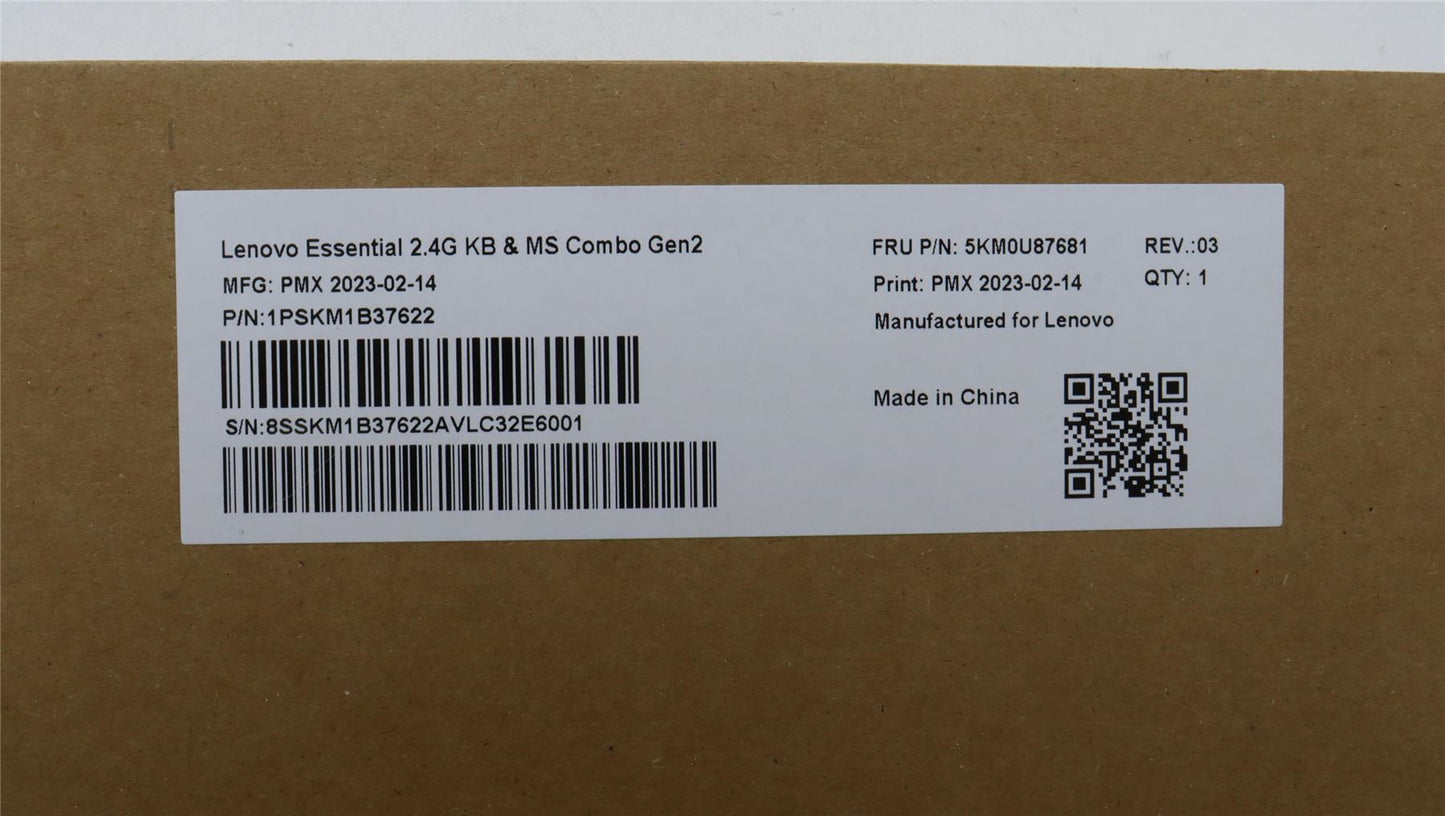 Lenovo WL KM Calliope BK CZE/SLK 5KM0U87681