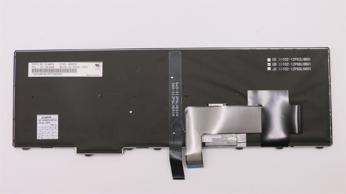 Lenovo ThinkPad P50s L540 T540p T550 T560 W540 W541 W550s Keyboard 04Y2409