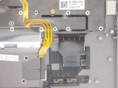 Lenovo ThinkPad X1 5th Gen Keyboard Palmrest Top Cover Danish 5M10Z37080