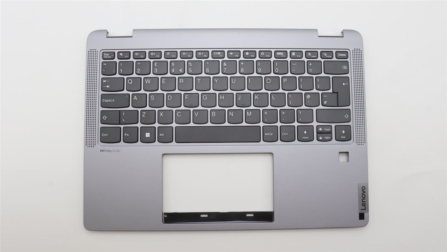 Lenovo IdeaPad 5 14ABR8 Keyboard Palmrest Top Cover UK Grey 5CB1K20817