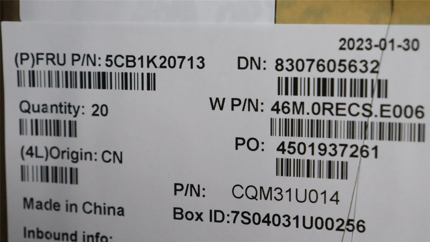 Lenovo LCD Cover W 82XX SB 2.2K 5CB1K20713