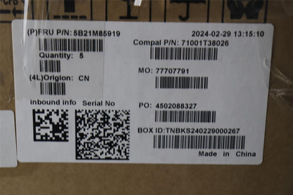 Lenovo C83DB NOK R5HPTHS 16G O FIR RM 5B21M85919