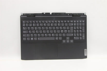 Lenovo IdeaPad 3 15IAH7 Palmrest Touchpad Cover Keyboard Nordic Grey 5CB1H30546