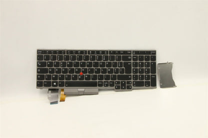 Lenovo ThinkPad E580 E590 Keyboard French Silver Backlit 01YN671