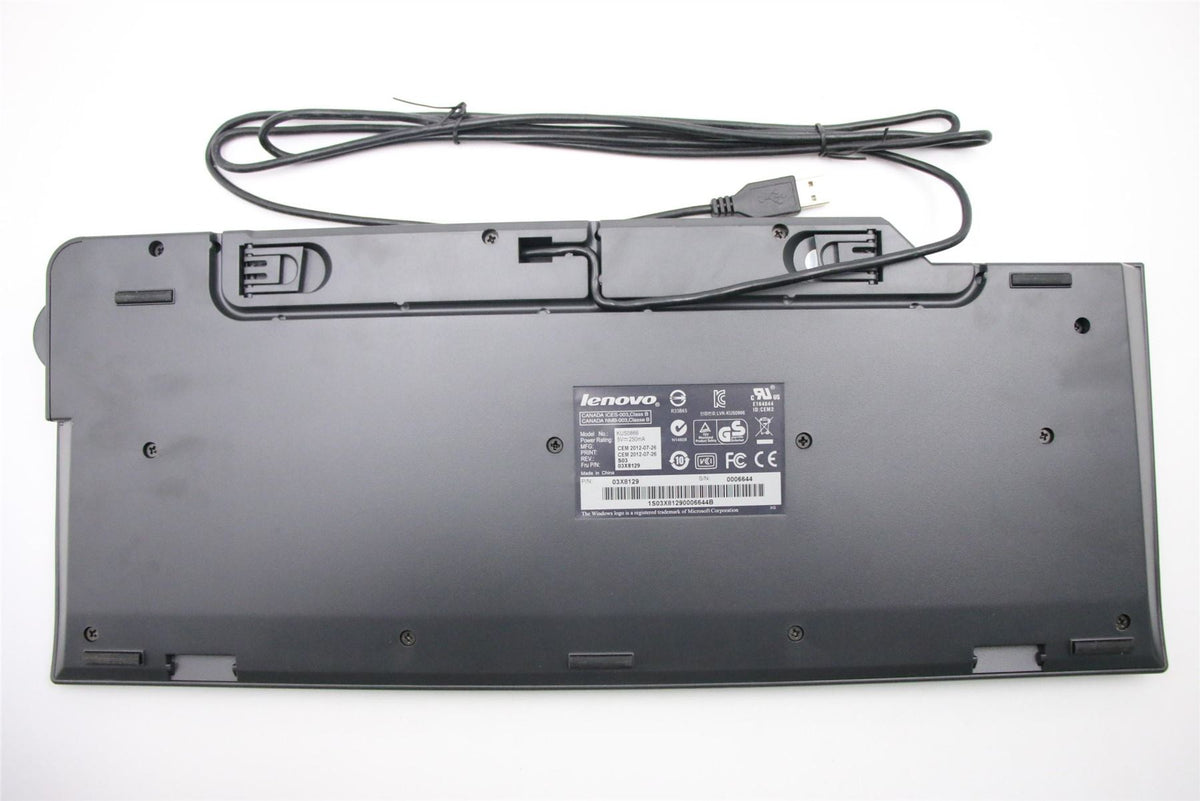 Lenovo USB SmartCard Russian/Cy US English Keyboard 03X8129