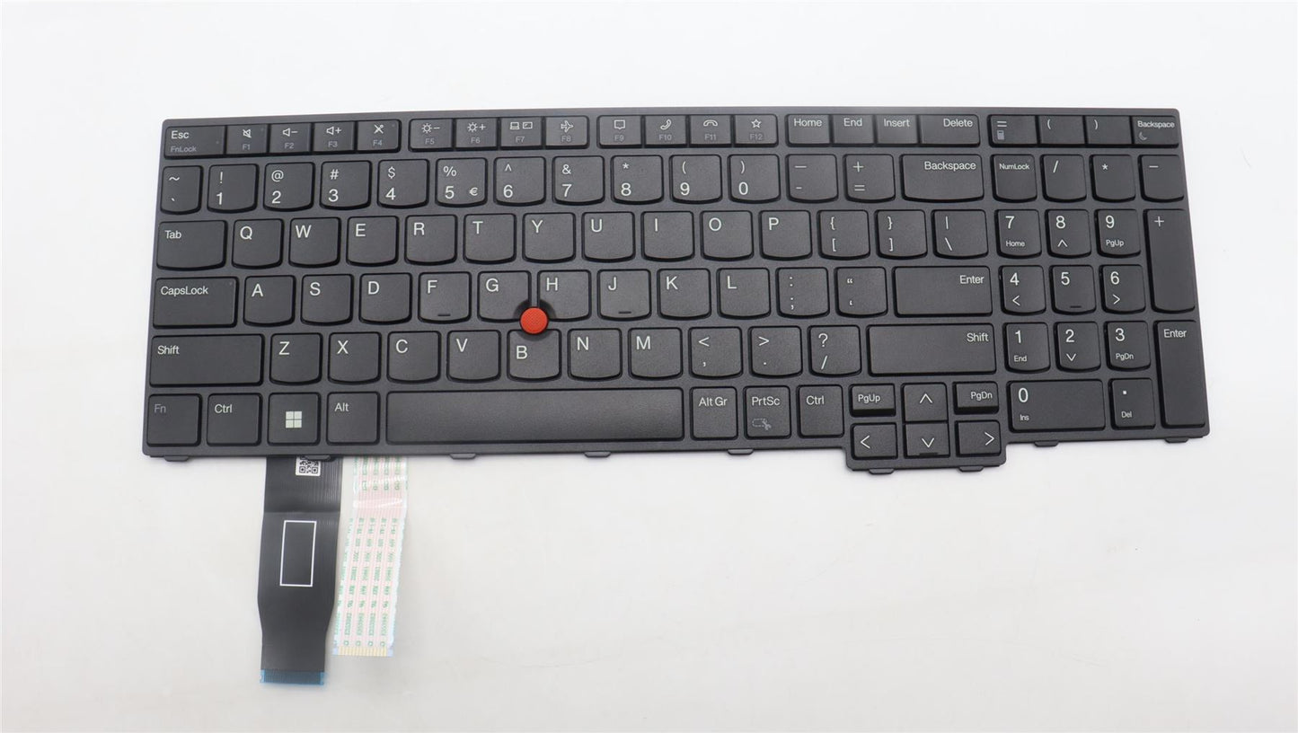 Lenovo ThinkPad L15 Gen 4 T16 Gen 2 P16s Gen 2 Keyboard US Europe 5N21K05214