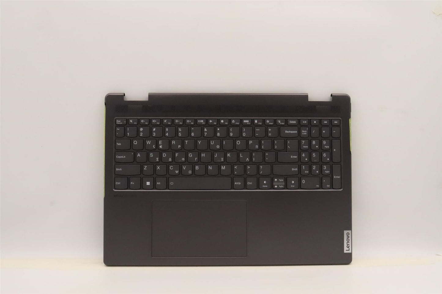 Lenovo Yoga 7 16IAH7 Palmrest Cover Touchpad Keyboard Greek 5CB1J04005