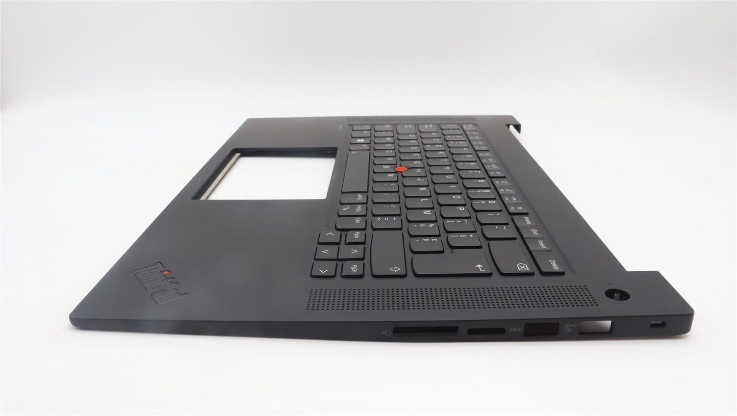 Lenovo ThinkPad P1 Gen 5 Palmrest Touchpad Cover Keyboard Belgian 5M11D12126