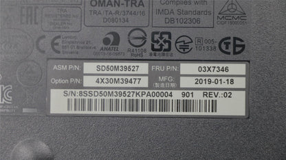 Lenovo KB MICE_BO FRU KBD Iceland 197 03X7346