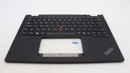 Lenovo ThinkPad X13 Gen 4 Keyboard Palmrest Top Cover Danish Black 5M11L64096