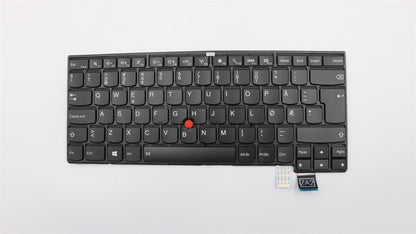 Lenovo ThinkPad T460p Keyboard Norwegian Black Backlit 00UR415