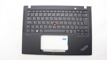 Lenovo ThinkPad X13 Gen 4 Keyboard Palmrest Top Cover Black Backlit 5M11L86126