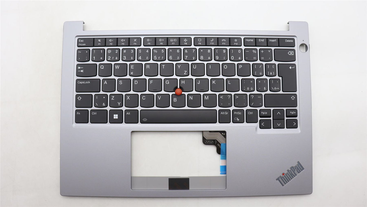 Lenovo ThinkPad E14 Gen 5 Keyboard Palmrest Top Cover Arctic Grey 5M11L92713