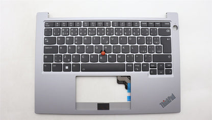 Lenovo ThinkPad E14 Gen 5 Keyboard Palmrest Top Cover Arctic Grey 5M11L92713