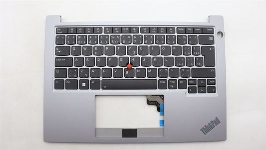 Lenovo ThinkPad E14 Gen 5 Keyboard Palmrest Top Cover Arctic Grey 5M11L92713