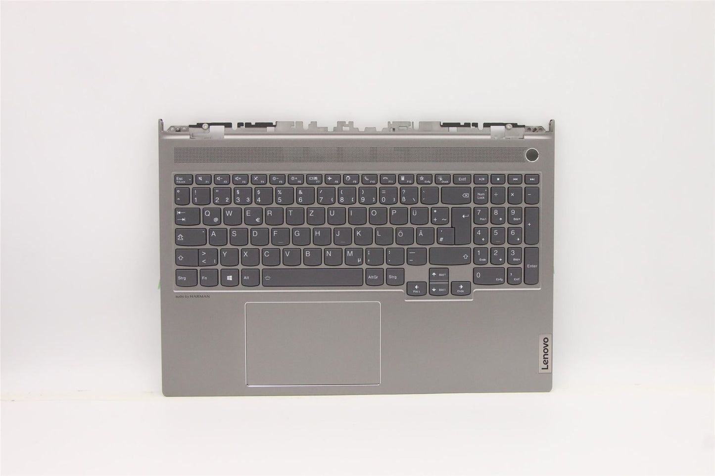 Lenovo ThinkBook 16p G2 ACH Keyboard Palmrest Top Cover German Grey 5CB1D04541