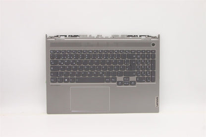 Lenovo ThinkBook 16p G2 ACH Keyboard Palmrest Top Cover German Grey 5CB1D04541