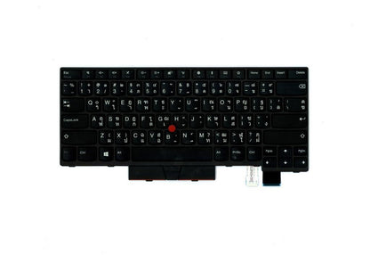 Lenovo ThinkPad T480 A485 Keyboard Thai Black 01HX332