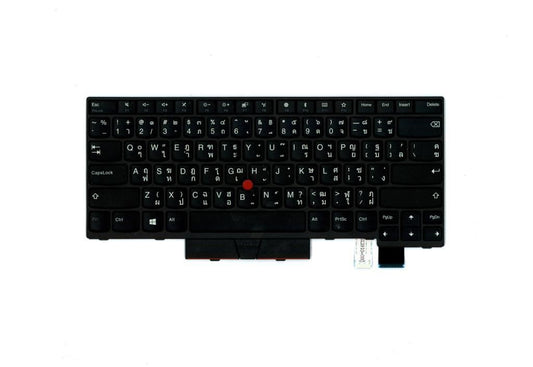 Lenovo ThinkPad T480 A485 Keyboard Thai Black 01HX332