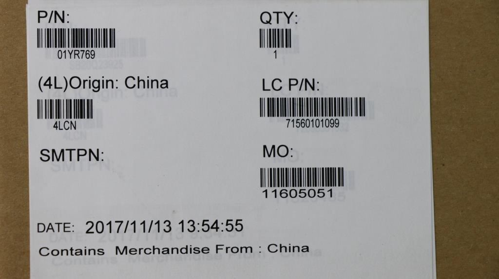 Lenovo 01YR769 BDPLANAR NOK,6600U,UMA,Dock,Y-AMT,HTPM