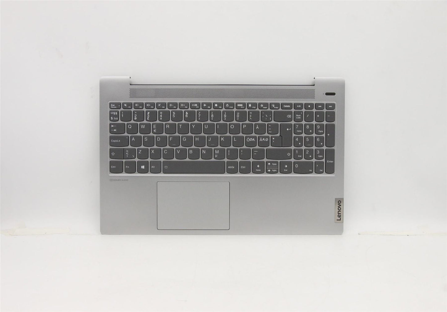 Lenovo IdeaPad 5-15ARE05 Palmrest Cover Touchpad Keyboard Nordic Grey 5CB1A24872