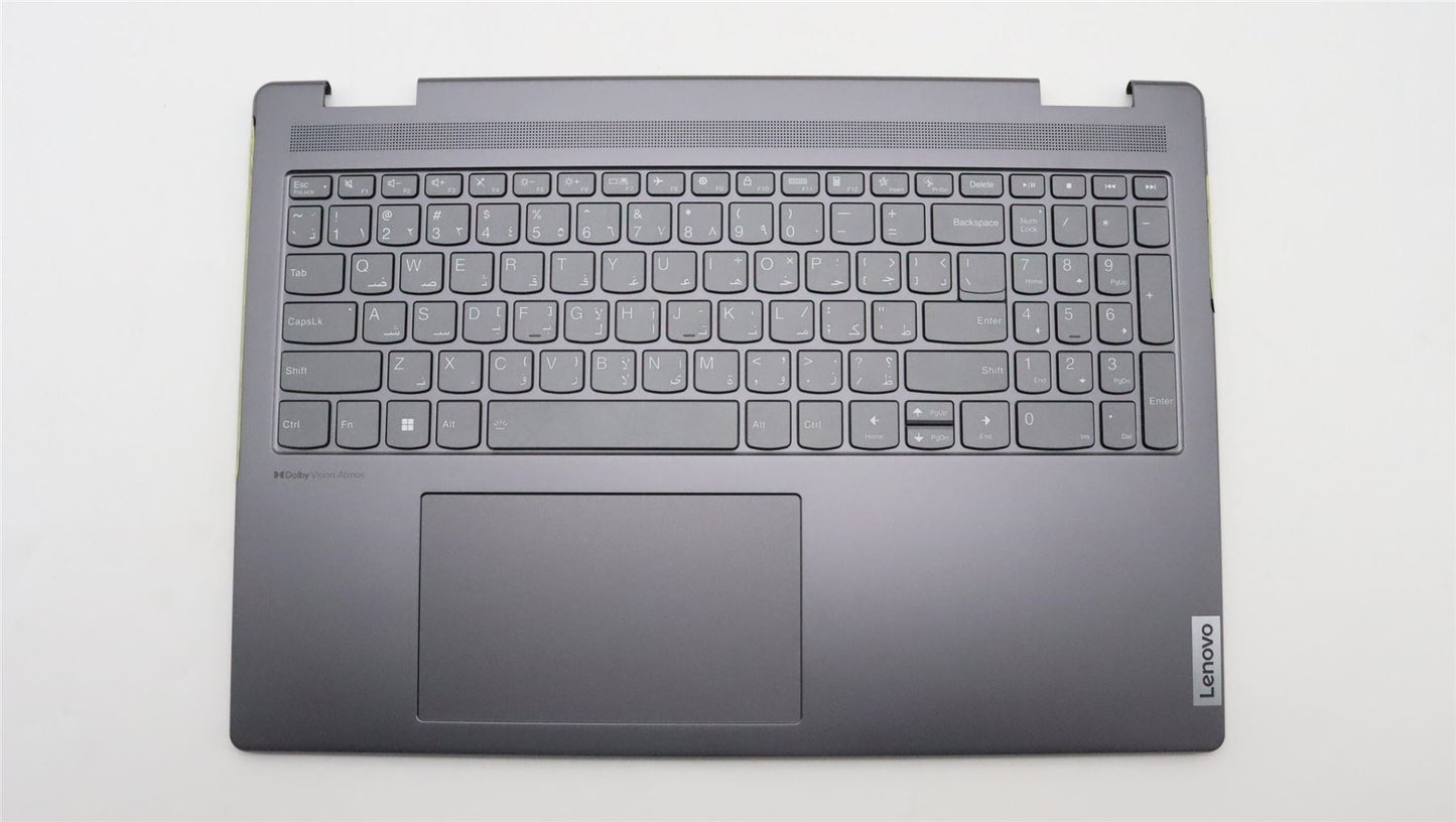 Lenovo Yoga 7 16IAH7 Palmrest Cover Touchpad Keyboard Arabic 5CB1J04268