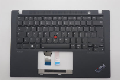 Lenovo ThinkPad T14s Gen 2 Keyboard Palmrest Top Cover Italian Black 5M11F24752