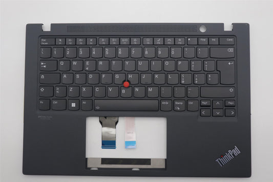 Lenovo ThinkPad T14s Gen 2 Keyboard Palmrest Top Cover Italian Black 5M11F24752