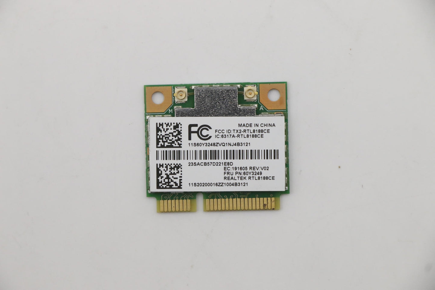 Lenovo TP LTN b/g/n 1x1 WLAN(60Y3248) WiFi WLAN LTE x1 Realtek LiteOn Board 20200016