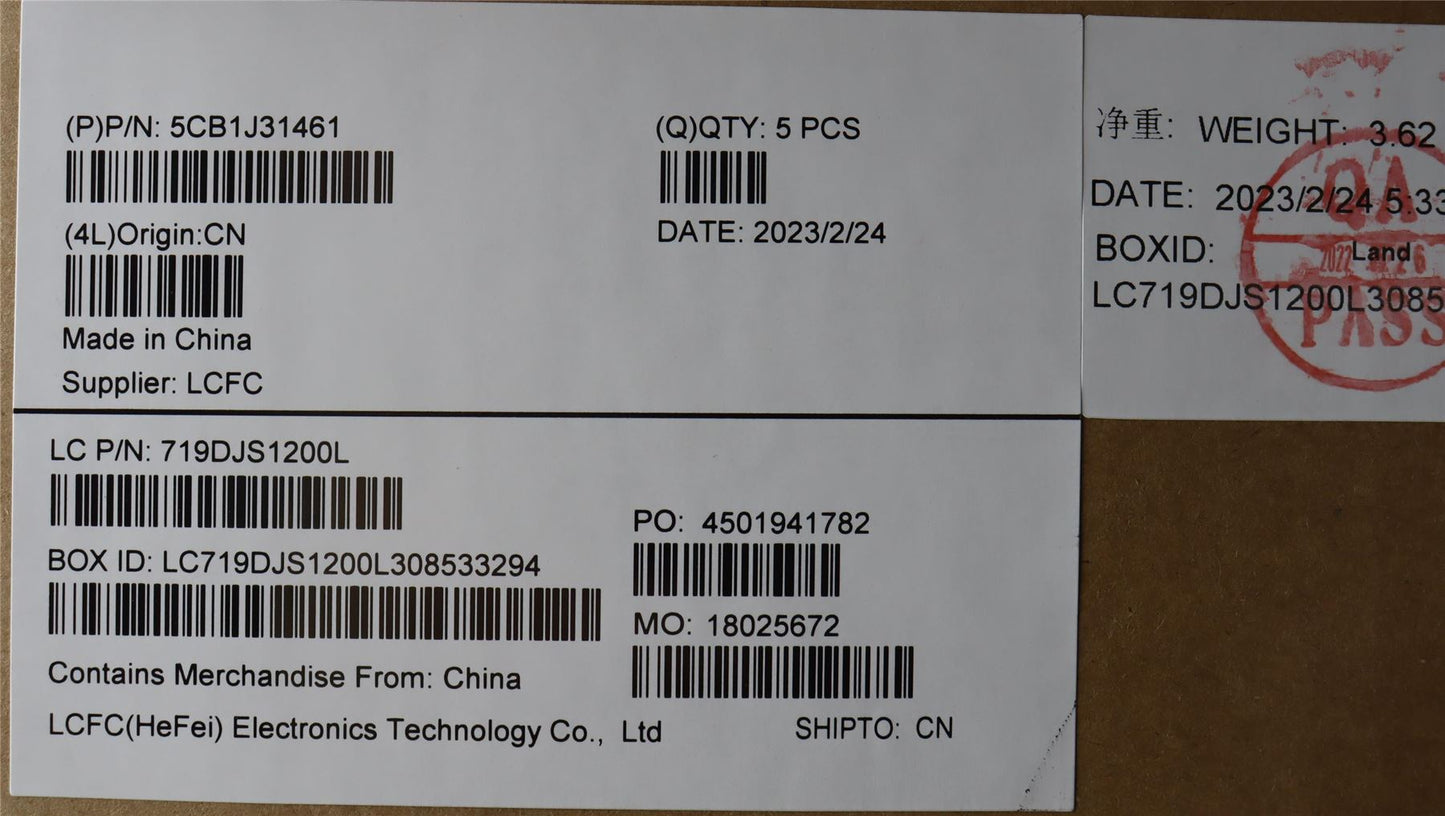 Lenovo Legion S7 16ARHA7 Palmrest Cover Touchpad Keyboard French 5CB1J31461