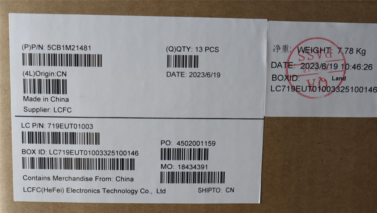Lenovo FRUKP6B0_A_COVER_FHD_UHD_WLAN_ASSY 5CB1M21481