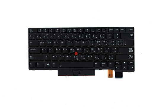 Lenovo ThinkPad T480 A485 Keyboard Arabic Black Backlit 01HX424