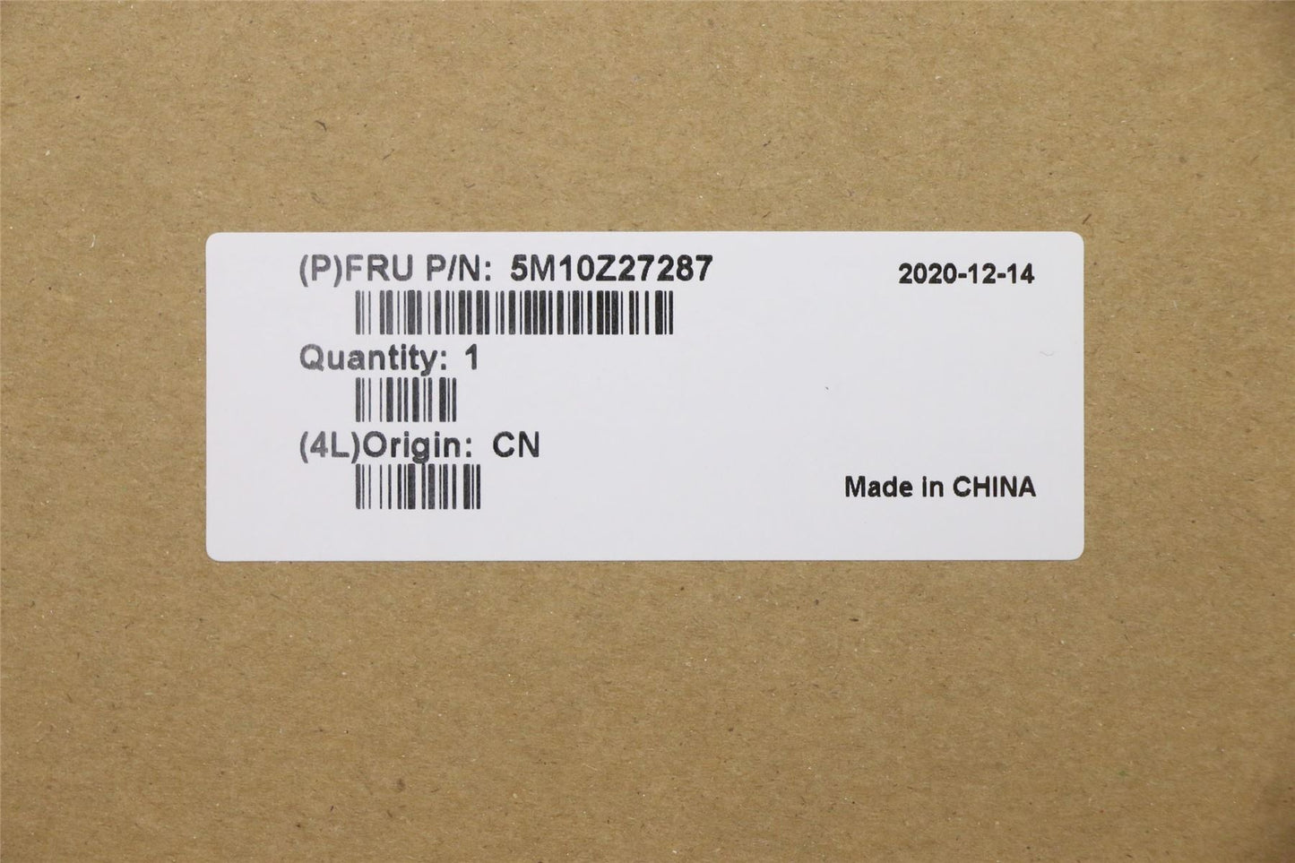 Lenovo MECH_ASM FRU KB Cc_PT_NF_BK_US_TC 5M10Z27287