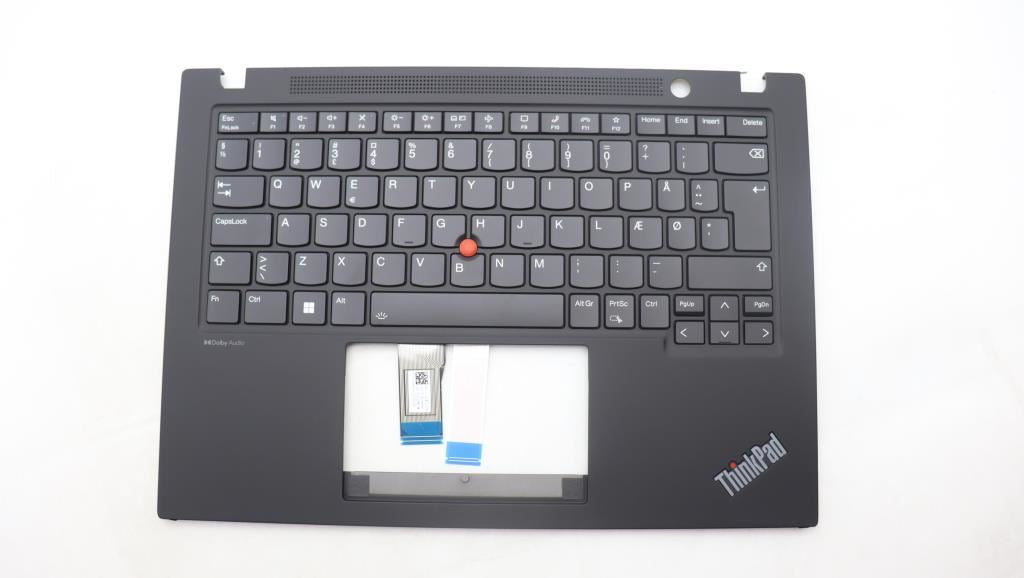 Lenovo ThinkPad T14s Gen 4 Keyboard Palmrest Top Cover Danish Black 5M11L92828