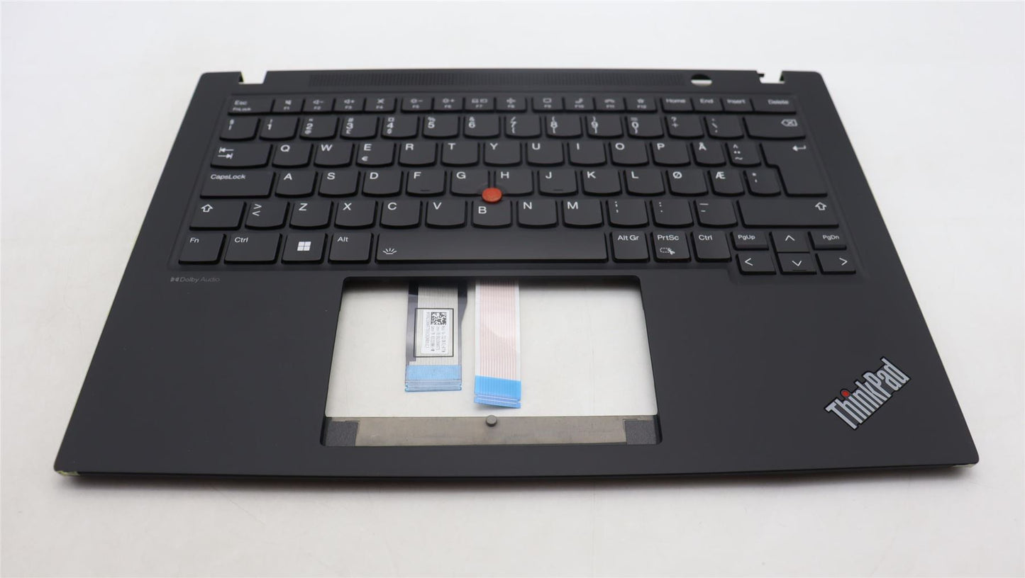 Lenovo ThinkPad T14s Gen 4 Keyboard Palmrest Top Cover Norwegian 5M11L59375