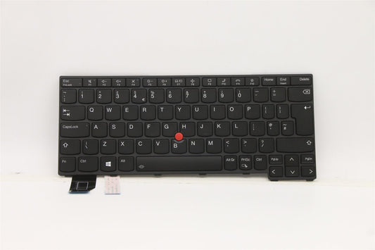 Lenovo ThinkPad X13 2 Clavier UK Noir Rétroéclairé 5N21A21758