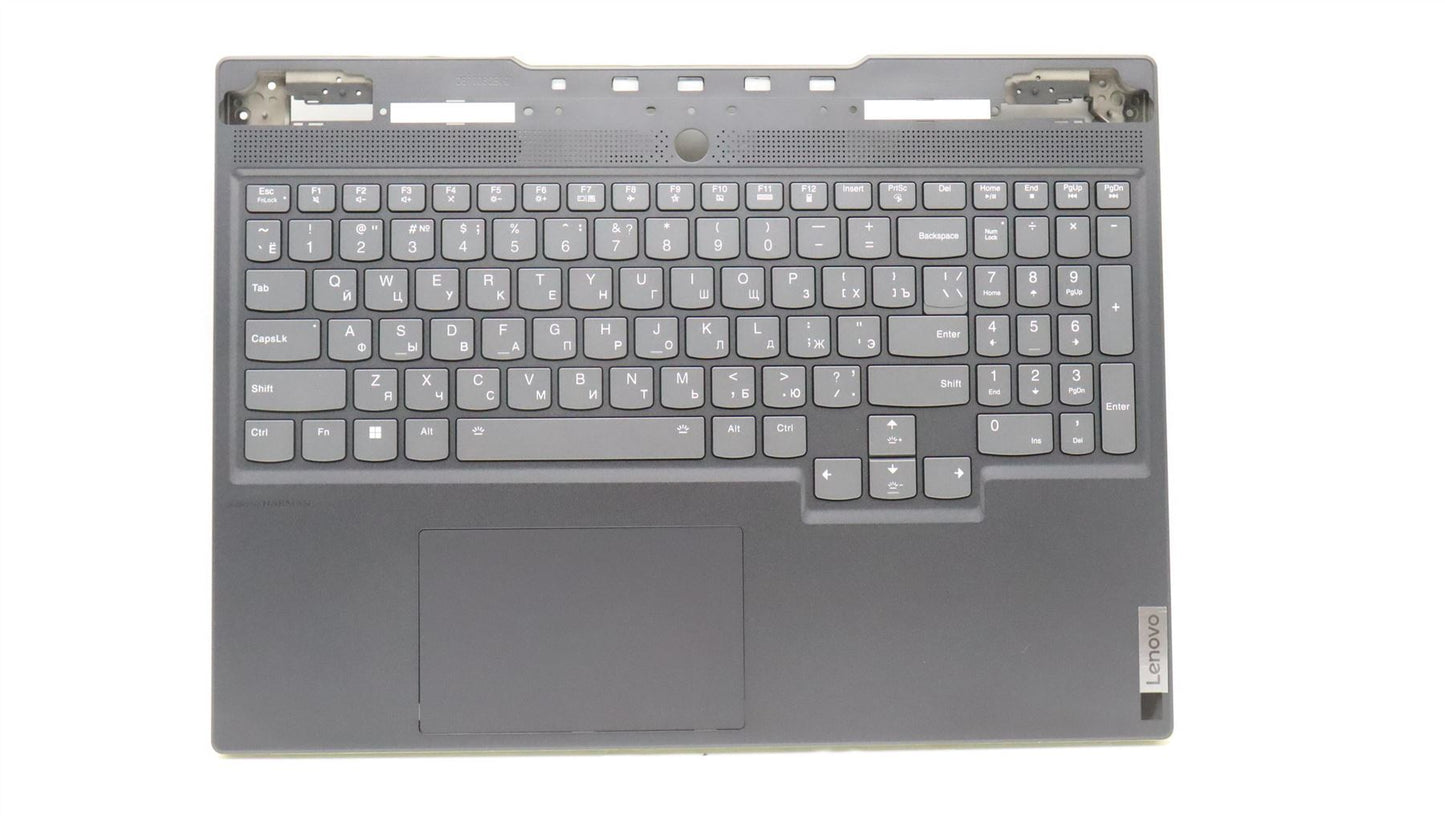 Lenovo S7 16IAH7 Palmrest Cover Touchpad Keyboard Russian Onyx Grey 5CB1J04302
