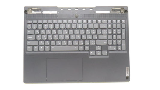 Lenovo S7 16IAH7 Palmrest Cover Touchpad Keyboard Russian Onyx Grey 5CB1J04302