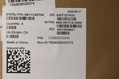 Lenovo MECH_ASM FRASMKB BUL CcCp BK NWW NWL Ch 5M11C85702