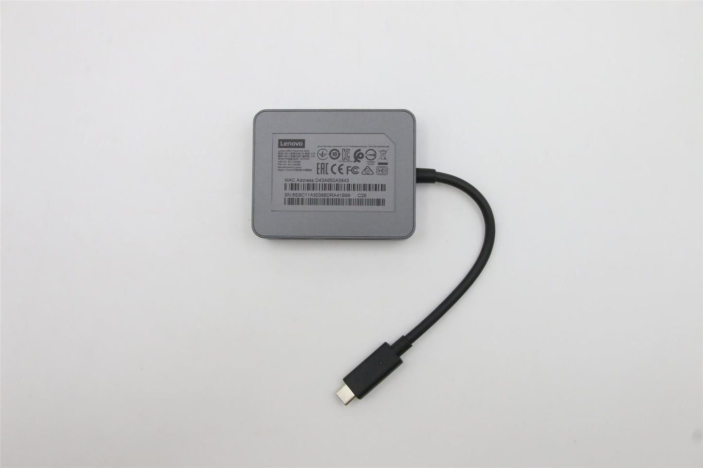 Lenovo Lenovo USB-C Travel Hub 5C11A30369