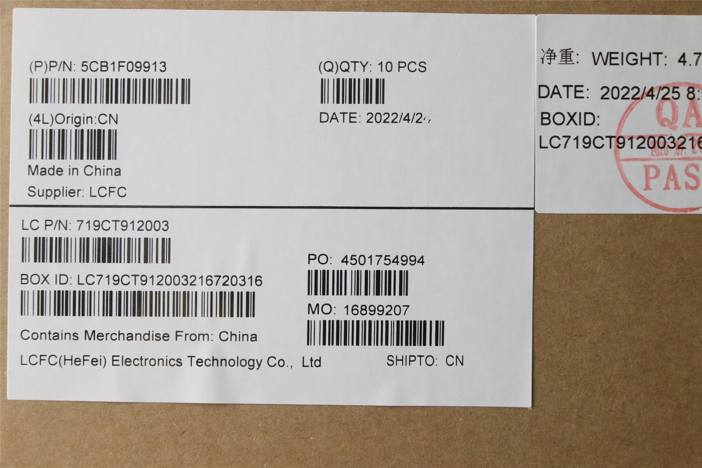 Lenovo LCD Cover L 82LX AB 5CB1F09913