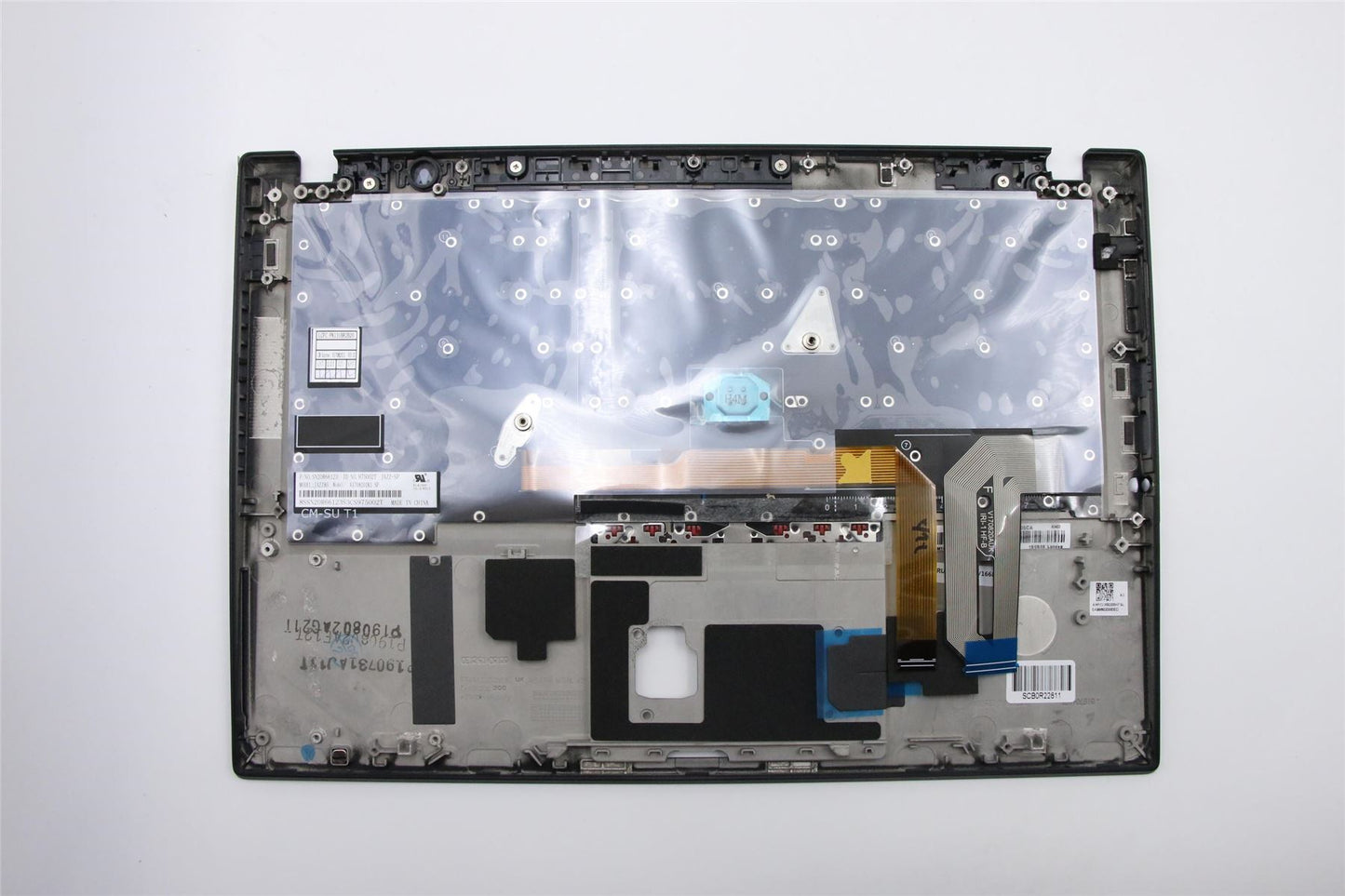 Lenovo ThinkPad T495s Keyboard Palmrest Top Cover Spanish Black 5M11A08554