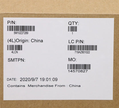 Lenovo MECH_ASM FRU KB Cc_PT_NF_BK_US_KOR 5M10Z27289