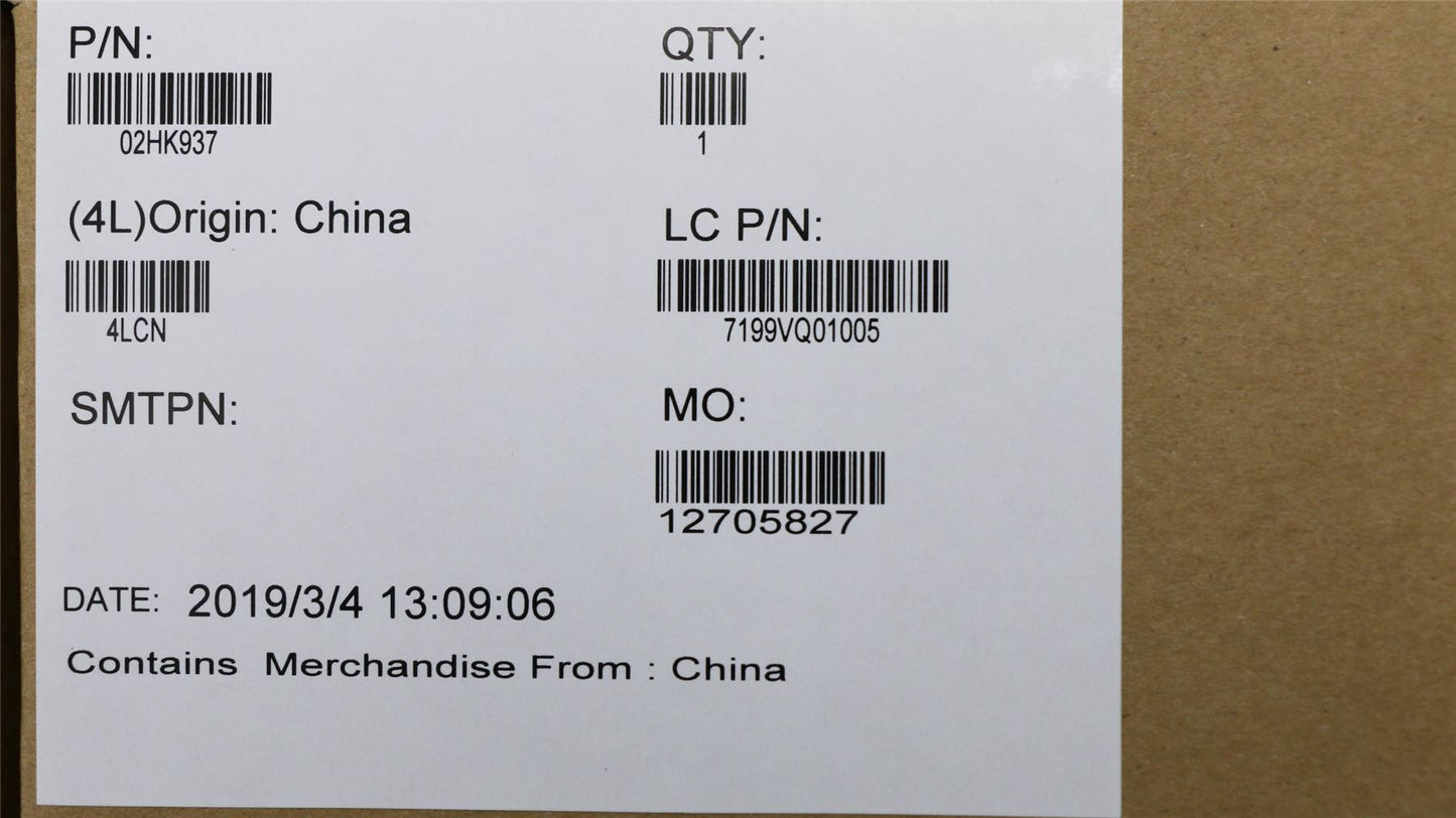 Lenovo 02HK937 BDPLANAR WIN,i5-8265U,8G,D-TPM,UMA