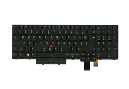 Lenovo ThinkPad T580 P52s Keyboard Slovenian Black Backlit 01HX283