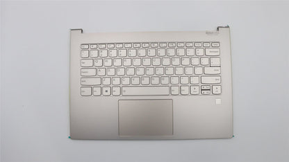 Lenovo Yoga C930-13IKB Keyboard Palmrest Top Cover US Silver Backlit 5CB0S72668