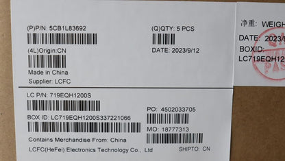 Lenovo Upper Case ASM_SLV L82Y5 FP SG BL 5CB1L83692